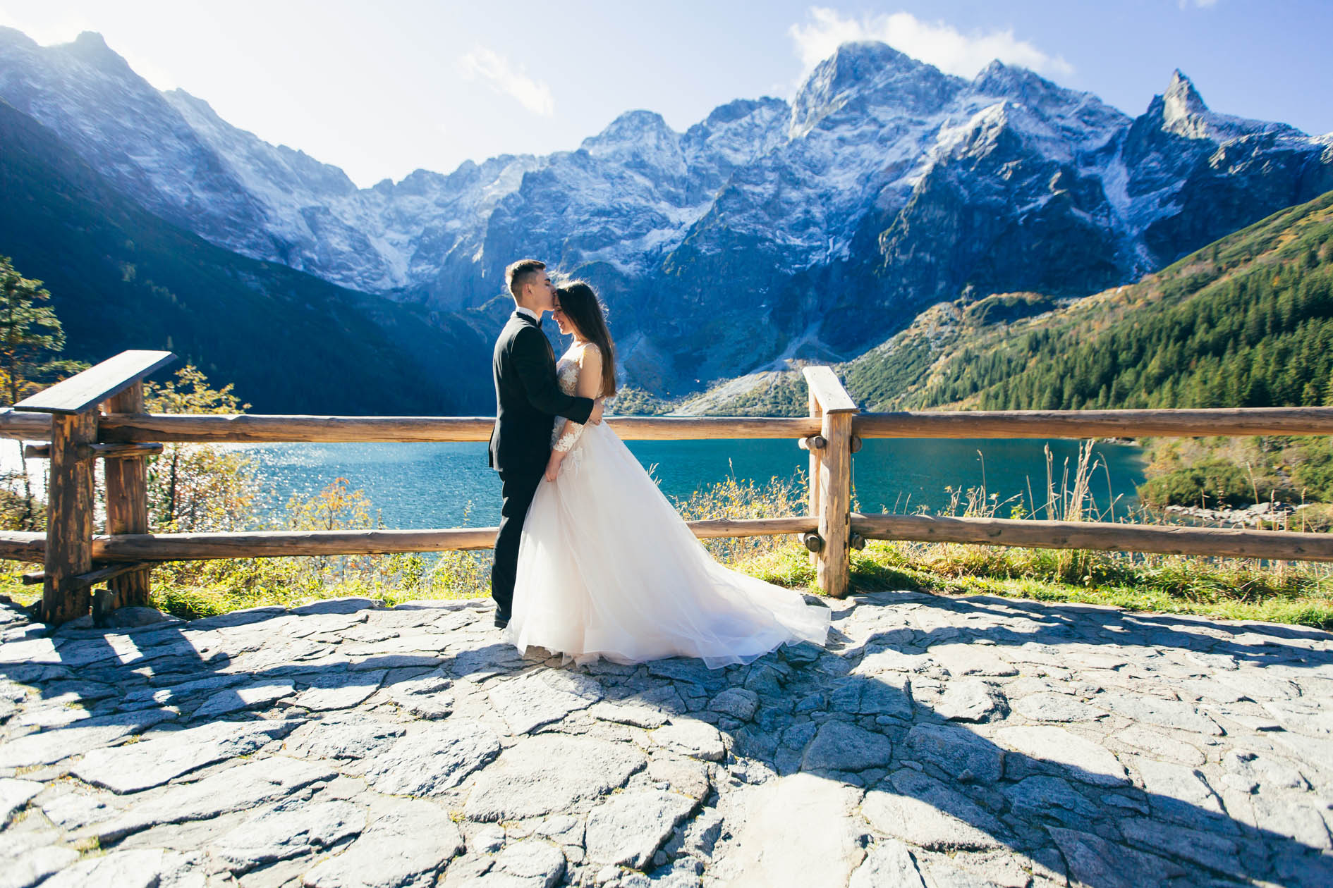 location matrimonio lago montagna